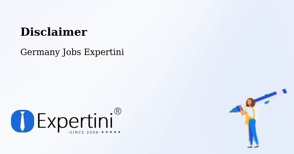 Disclaimer – Wuppertal - Germany Jobs Expertini